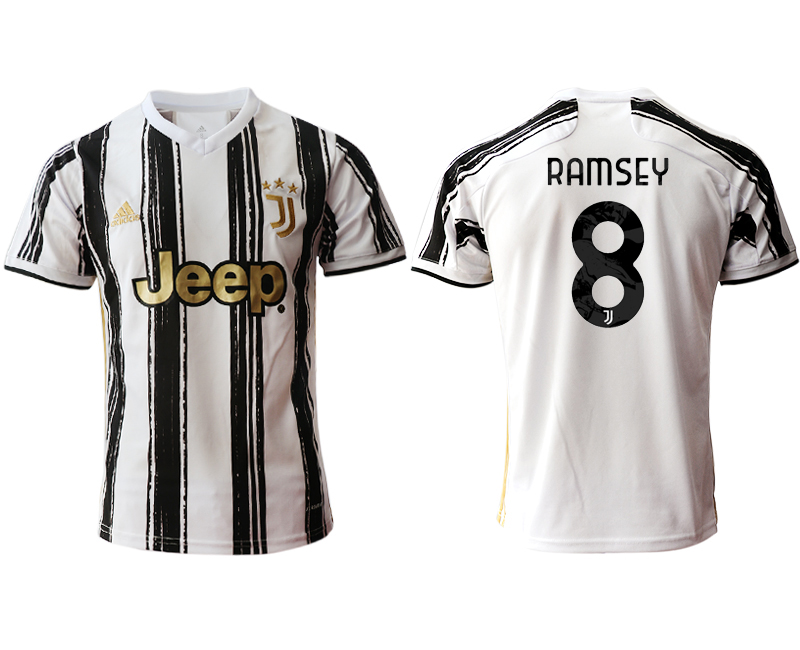 Men 2020-2021 club Juventus home aaa version #8 white Soccer Jerseys